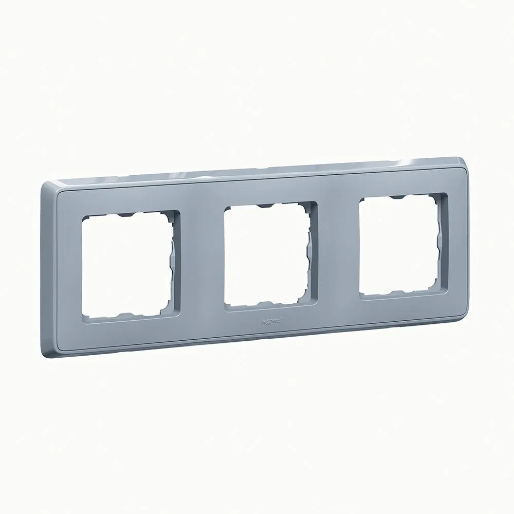 Cariva DIY Рамка 3 поста жемчужно-серый 695986 Legrand
