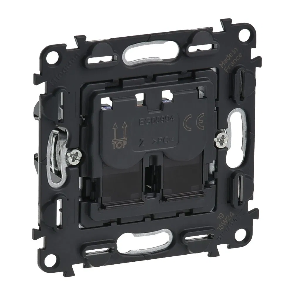 Valena IN'MATIC.Информационная розетка двойная RJ45 Кат.6А UTP 753045 Legrand