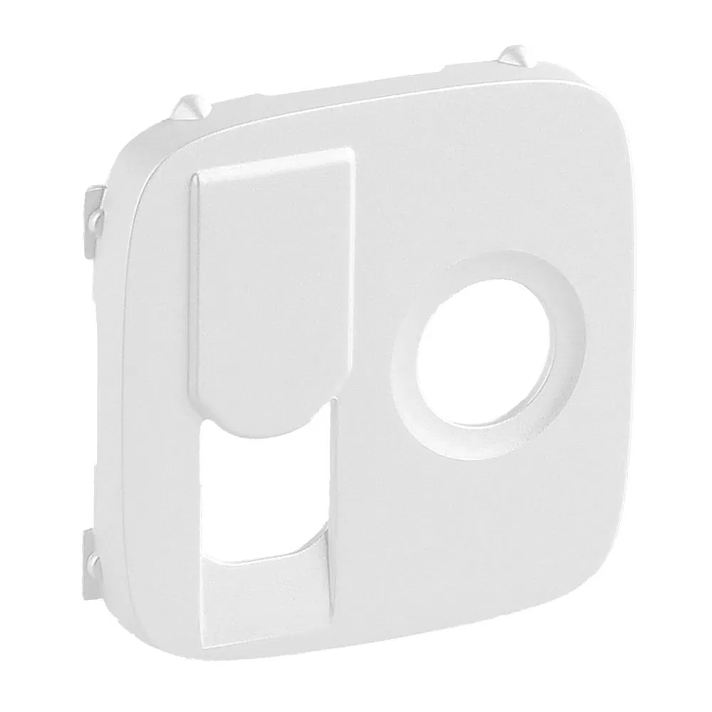 Valena ALLURE.Лицевая панель розетки TV-RJ45.Жемчуг 754839 Legrand