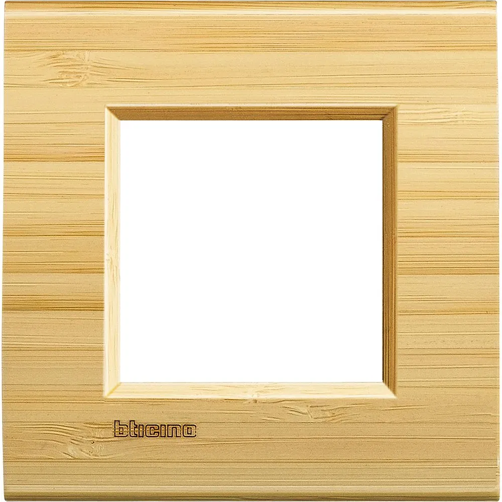 LivingLight Рамка прямоугольная, 1 пост, цвет Бамбук LNA4802LBA Legrand
