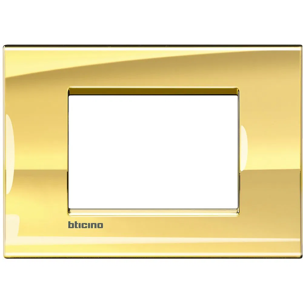 LivingLight Рамка прямоугольная, 3 модуля, цвет Золото LNA4803OA Legrand