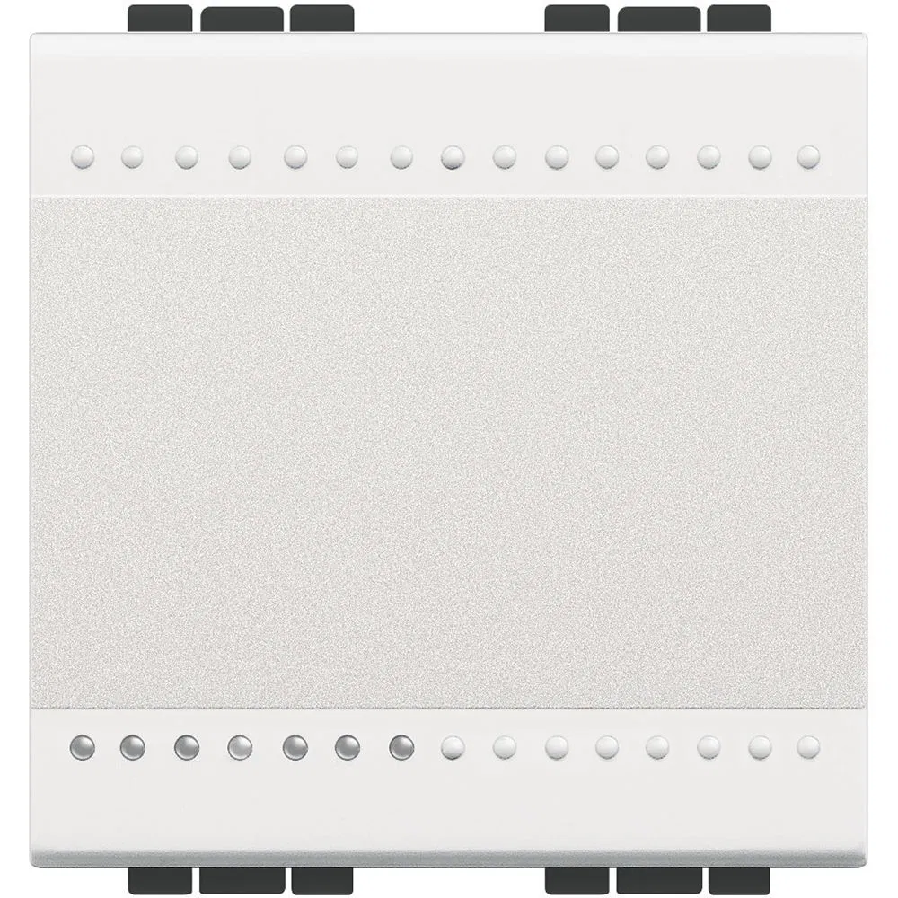 LivingLight Выключатель с винтовыми клемами, размер 2 модуля, цвет белый N4001M2N Legrand
