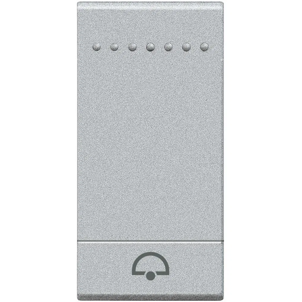 LivingLight Клавиша Звонок, размер 1 модуль, цвет алюминий NT4915DN Legrand