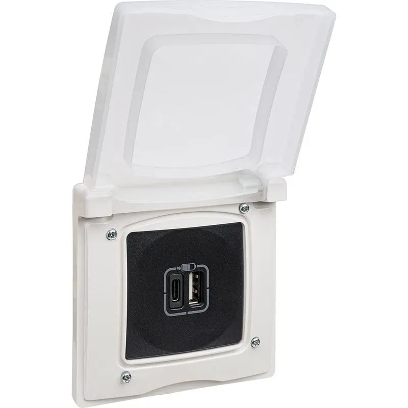 Рамка 1-м Etika IP44 с защ. крышкой бел. IEK 672550 Legrand (группа IEK)