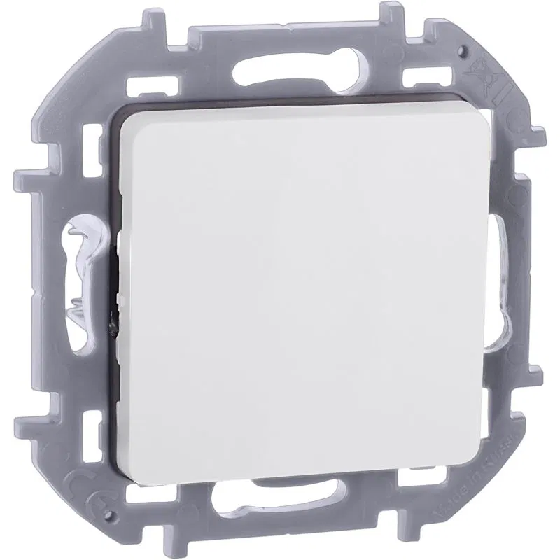 Выключатель 1-кл. Inspiria 10А IP20 250В 10AX механизм бел. IEK 673600 Legrand (группа IEK)