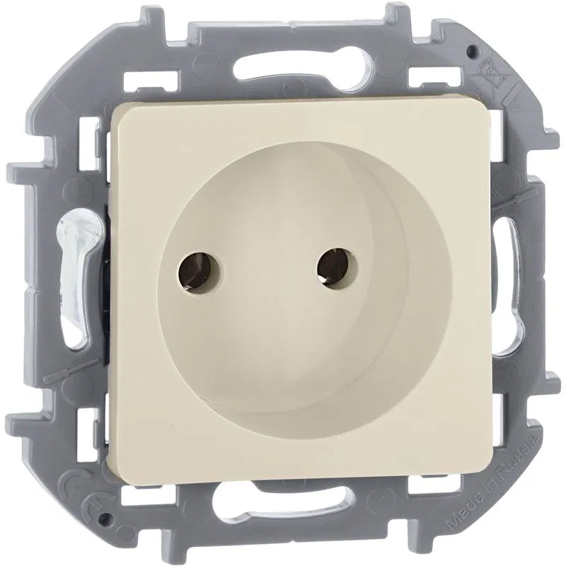 Розетка 1-м СП Inspiria 16А IP20 250В 2P механизм сл. кость IEK 673711 Legrand (группа IEK)