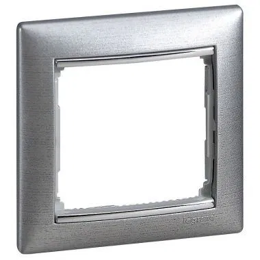 Рамка 1-м Valena матов. алюм. (блист.) IEK 694353 Legrand (группа IEK)