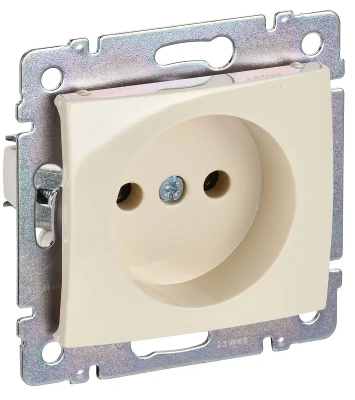 Розетка 1-м СП Valena 16А IP21 2P без заземл. механизм сл. кость (DIY-упак.) IEK 695611 Legrand (группа IEK)