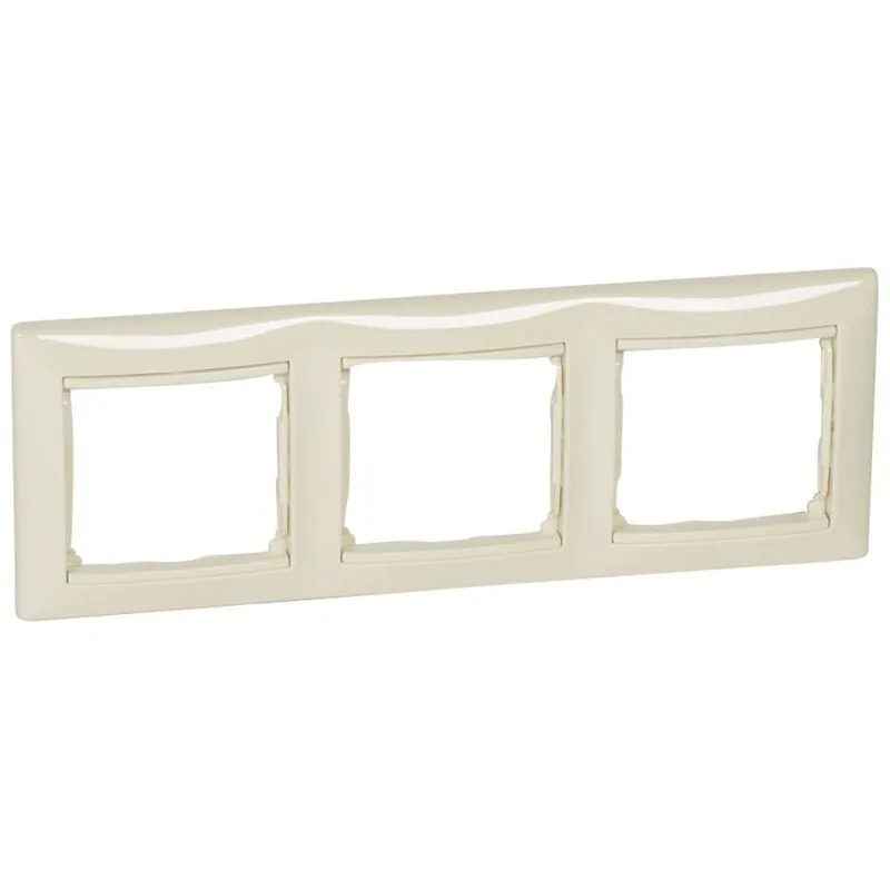 Рамка 3-м Valena горизонт. сл. кость (DIY-упак.) IEK 695633 Legrand (группа IEK)