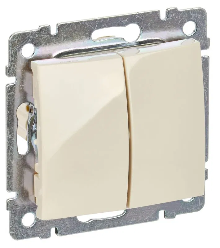 Переключатель проходной 2-кл. СП Valena 10А IP31 250В механизм сл. кость IEK 774308 Legrand (группа IEK)