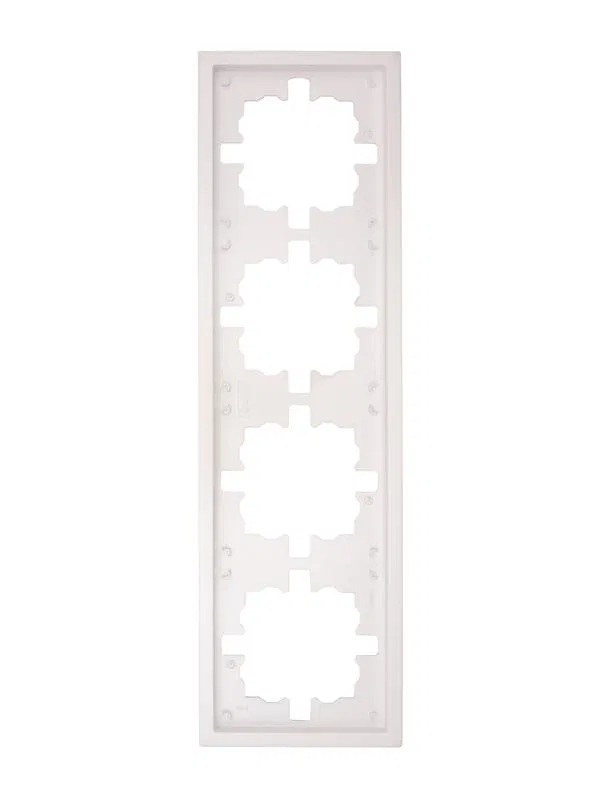 Рамка 4-м ZIMA универс. бел. искра матов. LEZARD 704-1400-149