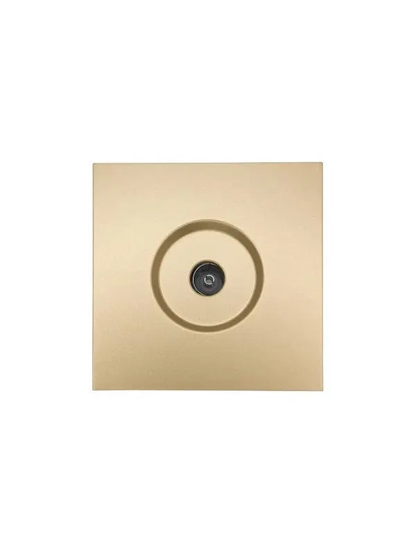 Розетка ТВ проходная СП ZIMA IP20 зол. LEZARD 704-3688-129