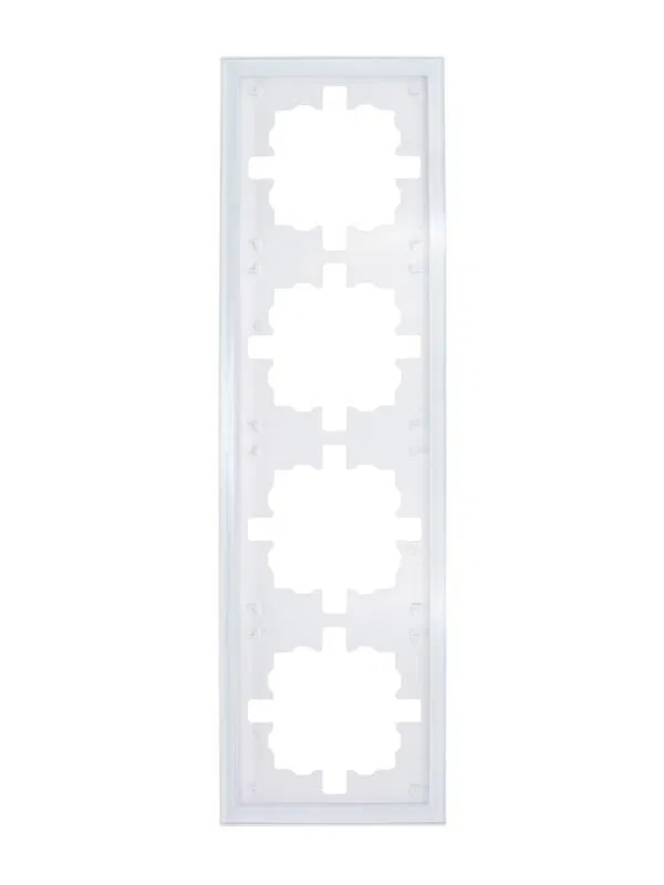 Рамка 4-м ZIMA универс. акрил. бел. LEZARD 704-5480-149