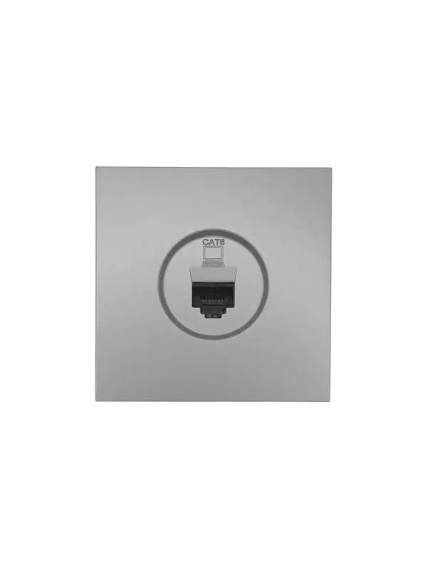 Розетка компьютерная 1-мест. СП ZIMA IP20 сер. матов. LEZARD 704-7488-140