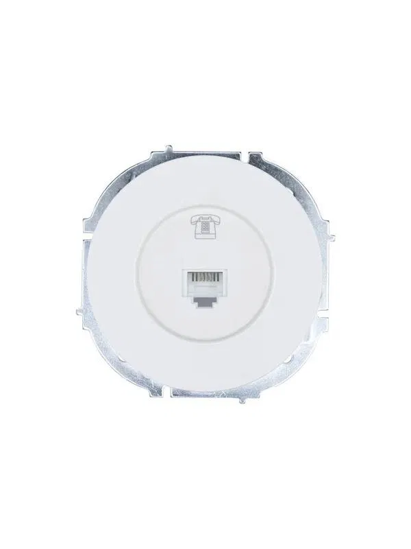 Розетка телефонная СП OSEN RJ11 евро механизм белая LEZARD 743-0288-137