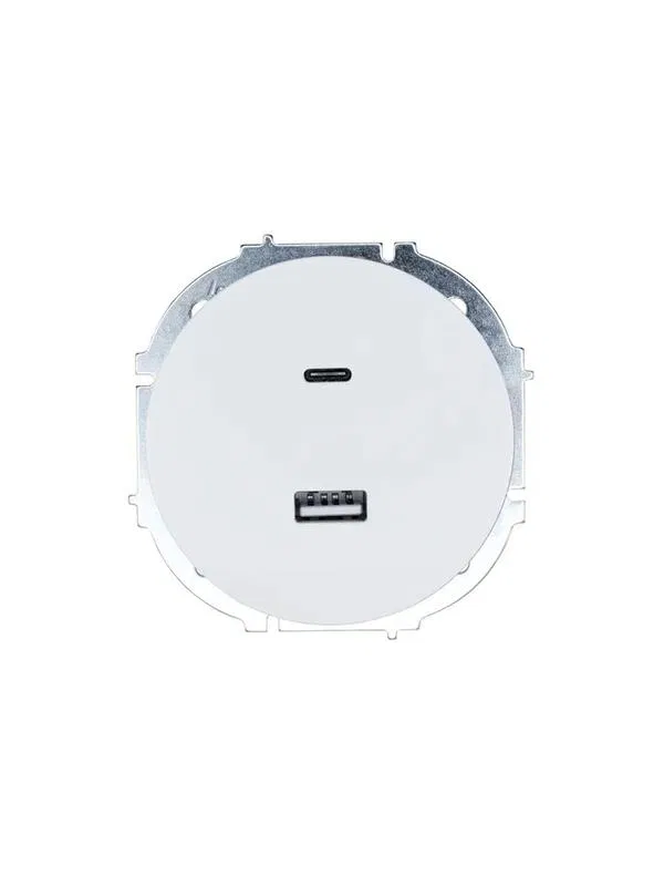 Розетка 1-м СП OSEN TC+ USB разъем бел. LEZARD 743-0288-192TC
