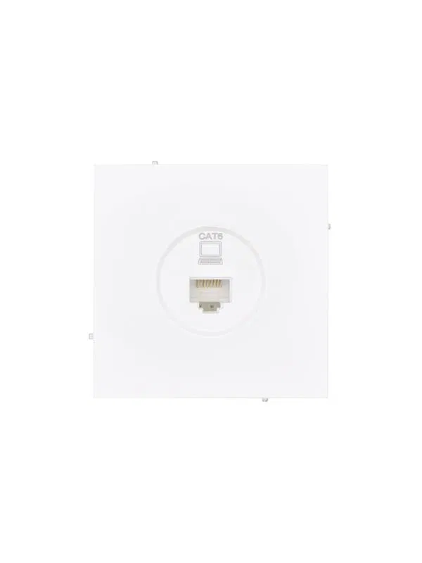 Розетка 1-местн. компьютерная СП ESTET механизм cat 6 IP20 бел. LEZARD 745-0288-140