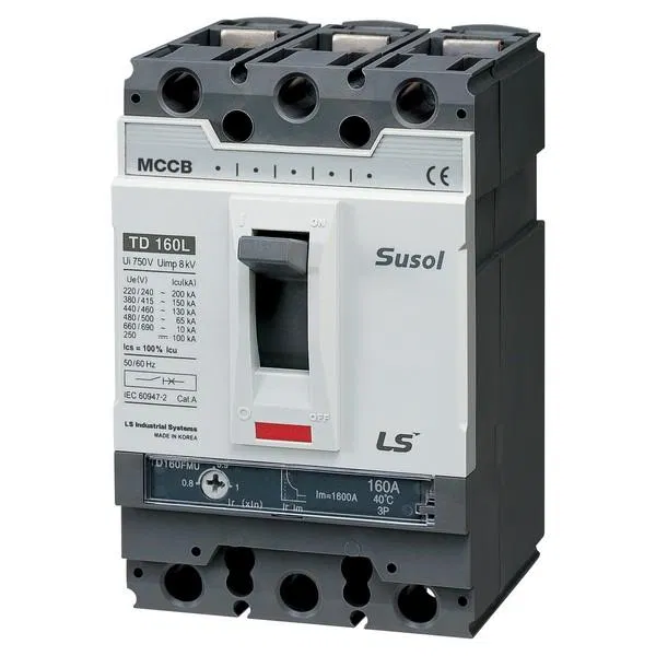 Выключатель автоматический 3п 3т 125А 50кА TD160N FTU LS Electric 0102006400