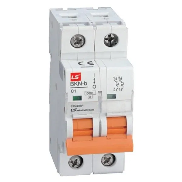 Выключатель автоматический модульный 2п (1P+N) C 2А 10кА BKN-b LS Electric 061206318B