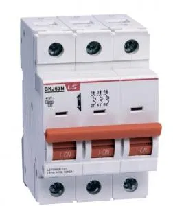 Выключатель автоматический модульный 3п BKJ63N C50 LS Electric 06131197R0