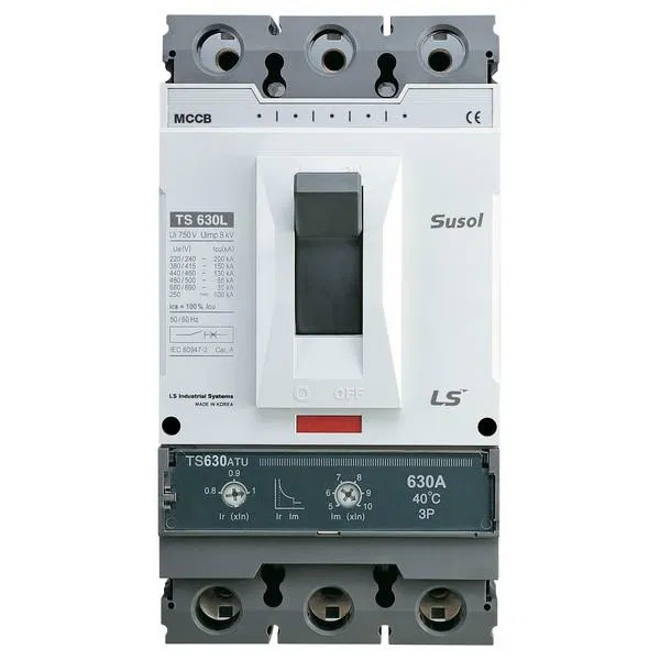 Выключатель автоматический 3п 3т 500А 65кА TS630N ATU LS Electric 108003100