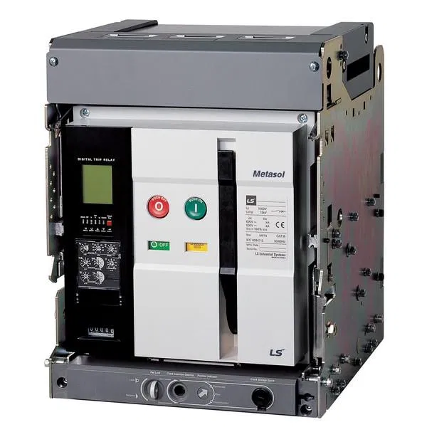 Выключатель автоматический воздушный 3п 1250А 65кА Metasol AN-13D3-13A M2D2D2BX PC6U0 AL (продажа только в компл. с корзиной; корзина заказывается отдельно) LS Electric 289805628B
