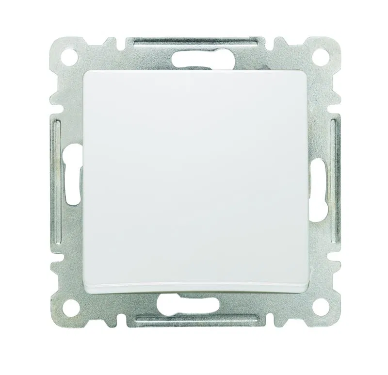 Переключатель проходной 1-кл. СП Lillium IP20 механизм бел. Makel 30001005