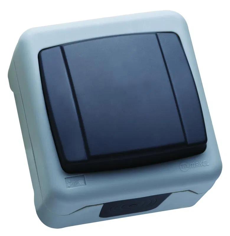 Переключатель проходной IP55 сер. Makel 36064020
