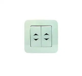 Переключатель проходной 2-кл. СП Lillium N 10А IP20 крем. Makel 55226