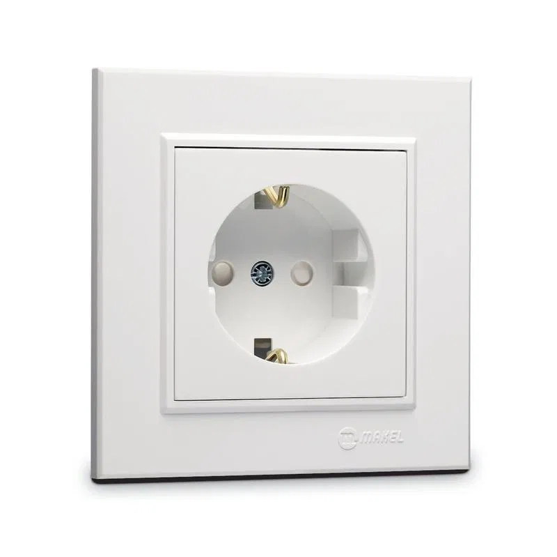 Розетка с/з с защит. для детей СП Karea 16А IP20 бел. Makel 56001058