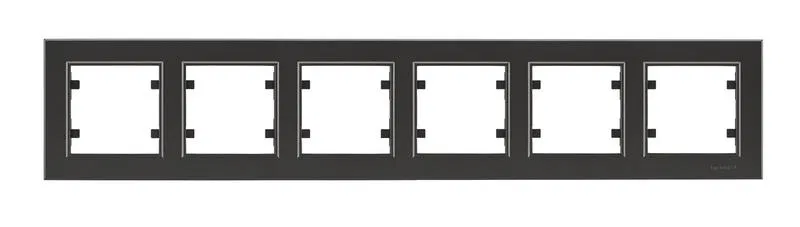 Рамка 6-м Karea горизонт. дым. Makel 56050706