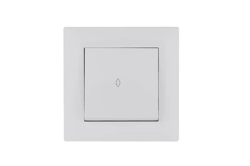 Выключатель проходной 1-клав. Karea RIZZ бел. Makel 88001005