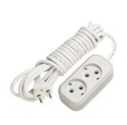 Удлинитель 2х10м без заземл. 10А IP20 Makel MGP108