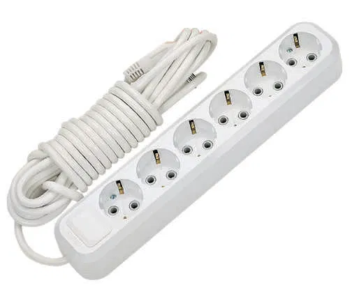 Удлинитель 6х5м с заземл. 16А IP20 Makel MGP184