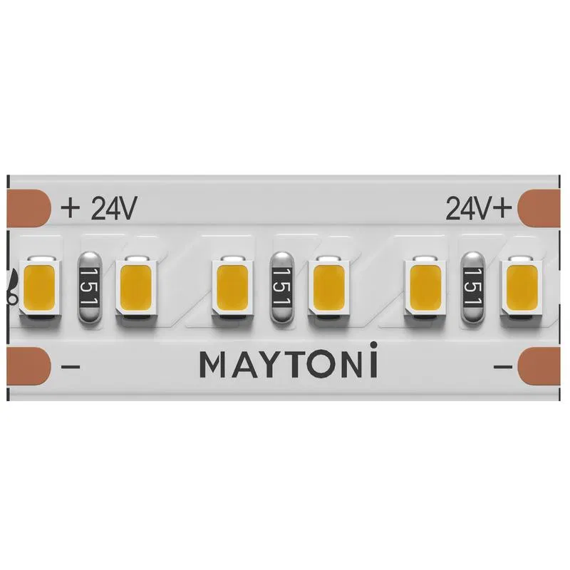 Лента светодиодная 24В 2216 8Вт/м 3000К IP20 (уп.5м) Maytoni 201061