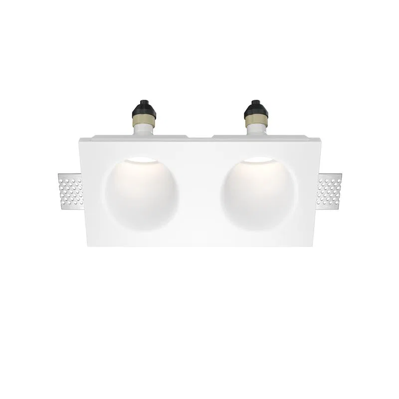 Светильник Gyps Modern 2х10Вт GU10 встраив. Maytoni DL002-WW-02-W