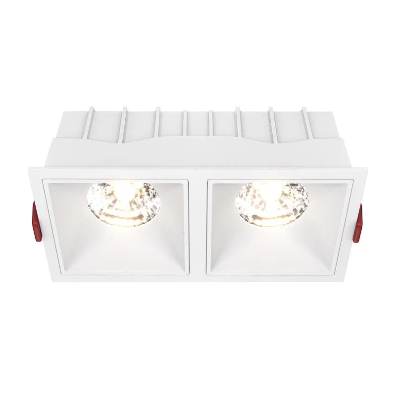 Светильник Alfa LED 2х15Вт 3000К 36град. Dim Triac встраив. Maytoni DL043-02-15W3K-D-SQ-W
