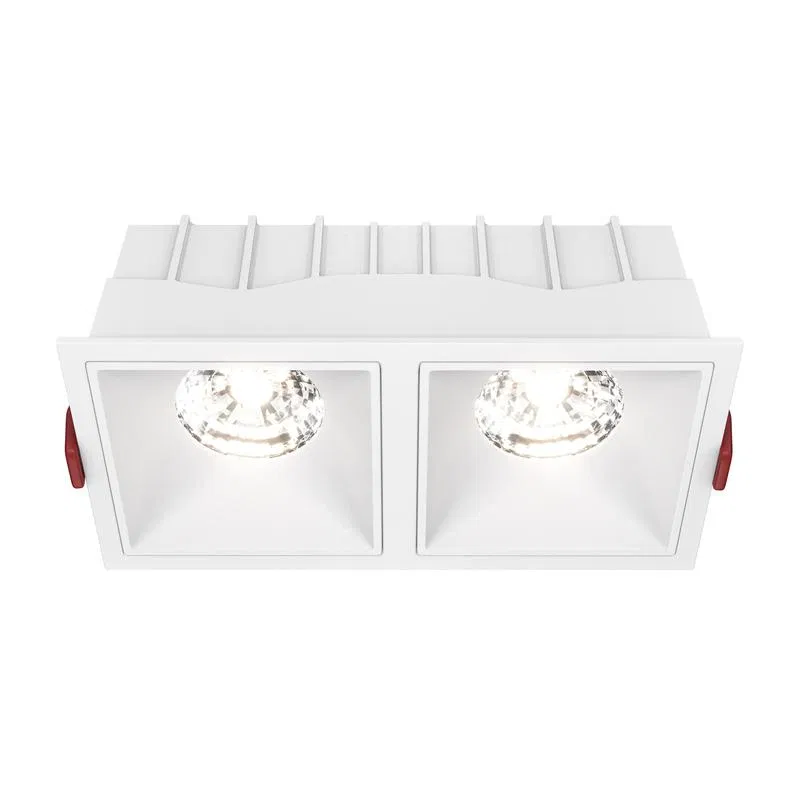 Светильник Alfa LED 2х15Вт 4000К 36град. встраив. Maytoni DL043-02-15W4K-SQ-W