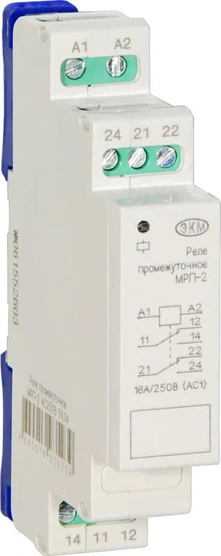 Реле промежуточное МРП-2 ACDC12В УХЛ2 (спец.) Меандр A8302-16932450