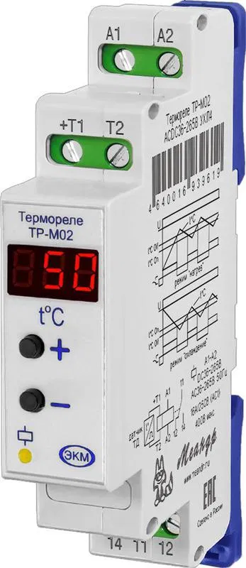 Реле температурное ТР-М02 ACDC36-265В УХЛ2 без датчика (спец.) Меандр A8302-19910161