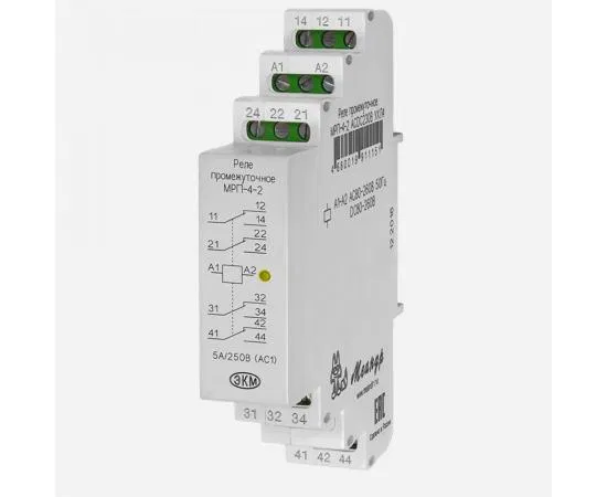 Реле промежуточное МРП-4-2 ACDC230В УХЛ2 (спец.) Меандр A8302-19911168