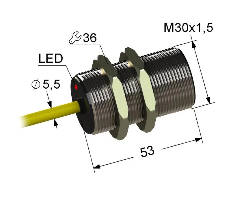 Выключатель бесконтактный PS2-30M53-10B41-K (ВБ2.30М.53.10.4.1.K) МЕГА-К A8010-02838407