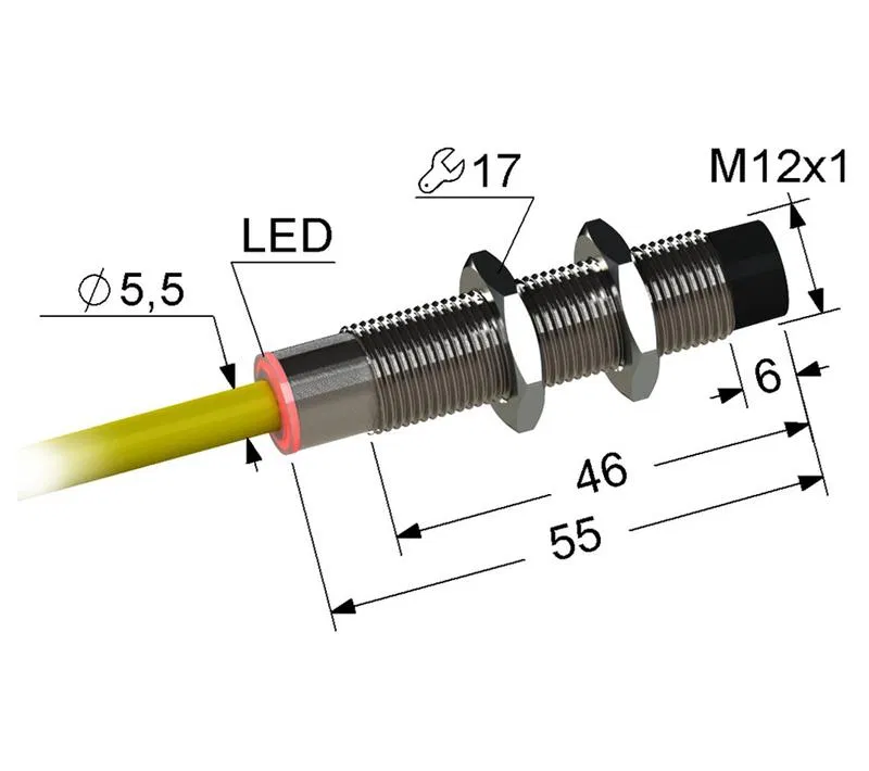Выключатель бесконтактный PS2-12M55-8N61-K МЕГА-К A8010-02839435