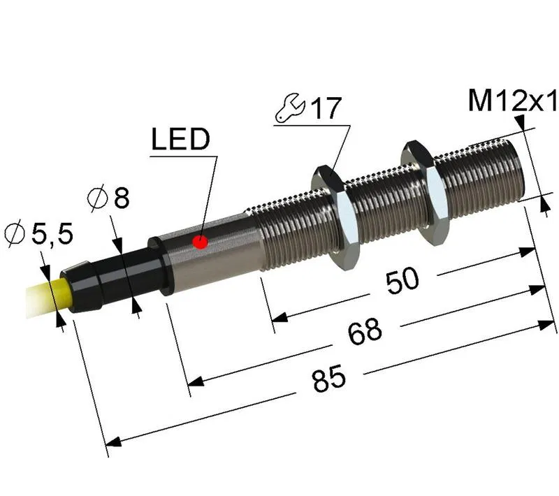 Выключатель бесконтактный PS2-12M85-2B74-Z (ВБ2.12М.85.2.7.4.Z) МЕГА-К A8010-79683894