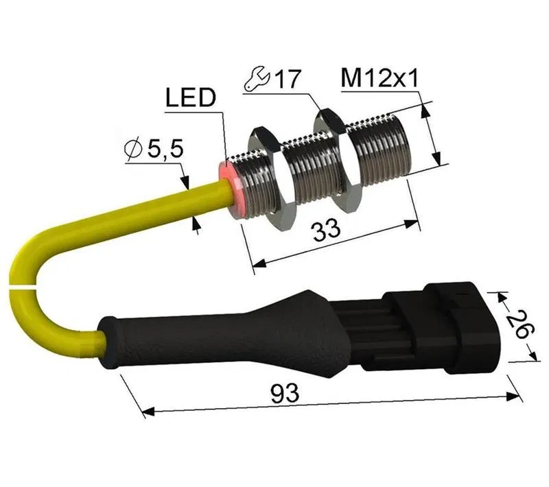 Выключатель бесконтактный PS2A-12M33-4B11-К3А МЕГА-К A8010-79687052