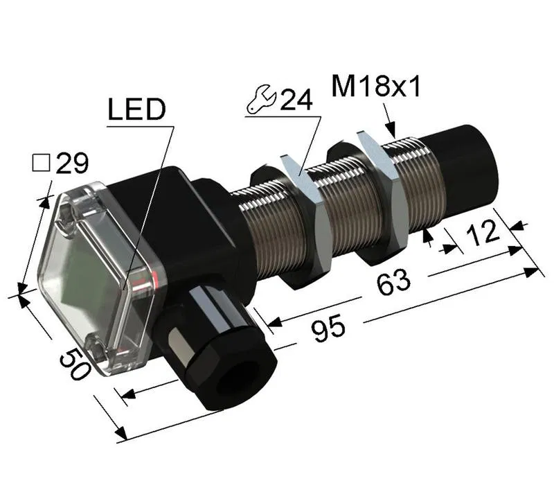 Выключатель бесконтактный PS2-18M95-8N74-B (ВБ2.18М.95.8.7.2.В ВБ2.18М.95.8.7.4.В) МЕГА-К A8010-80086418
