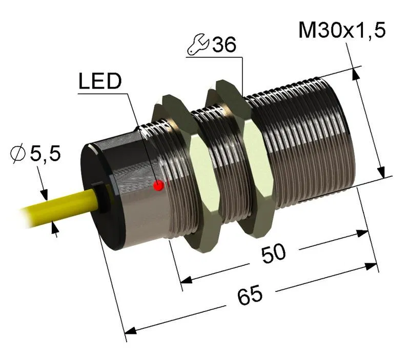 Выключатель бесконтактный PS2-30M65-10B21-K (ВБ2.30М.65.10.2.1.K) МЕГА-К A8010-80087453