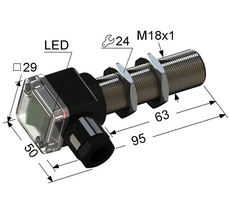 Выключатель бесконтактный PS2-18M95-5B74-B (ВБ2.18М.95.5.7.2.В) МЕГА-К A8010-T1720