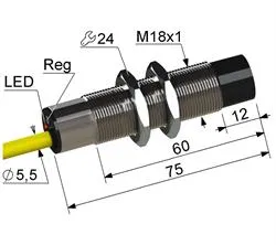 Выключатель бесконтактный PS1-18M75-15N61-K (ВБ1.18М.75.10.2.1.К) МЕГА-К A8010-T200056812