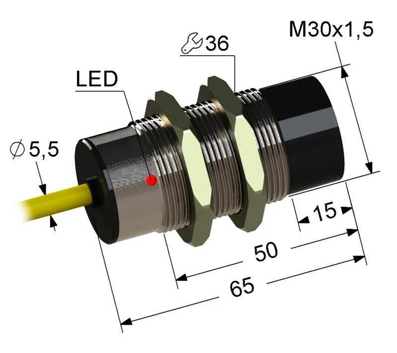 Датчик бесконтактный PS2D-30M65-15N91-K (ДБ2.30М.65.15.9Т.1.K) МЕГА-К A8010-T200056917